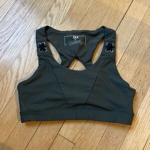 SoulCycle Dark Green Sports Bra